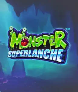 Explore the eerie depths with Monster Superlanche slot by Pragmatic Play, featuring a bright and playful monster logo before a shadowy cave background. This image captures the fun and excitement of a monster-themed game, great for fans of monster slots, offering a fantastic gaming experience. 