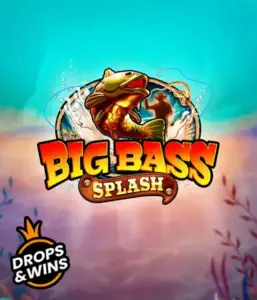 Dive into the action-packed world of the Big Bass Splash game by Pragmatic Play, showcasing a dynamic fish splashing out of water. This graphic captures the spirit of the fishing theme with vivid graphics and lively typography. Great for fishing enthusiasts, delivering a fun-filled gaming experience. 